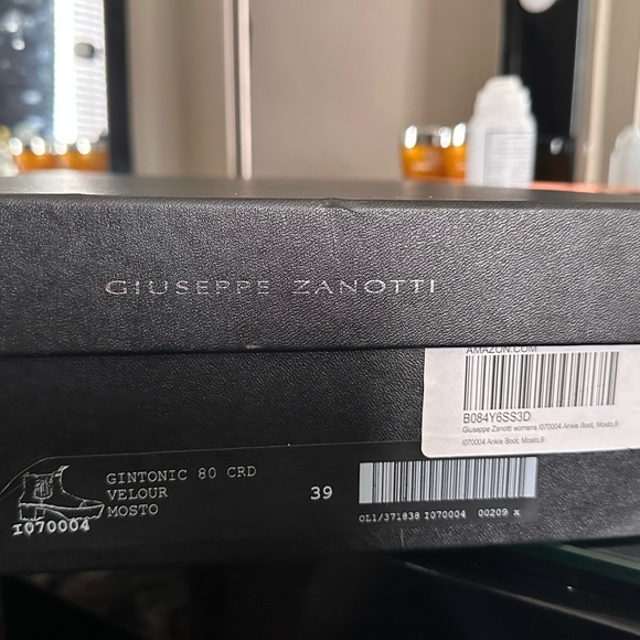Giuseppe Zanotti Gintonic Velour Ankle boots - Picture 7 of 12